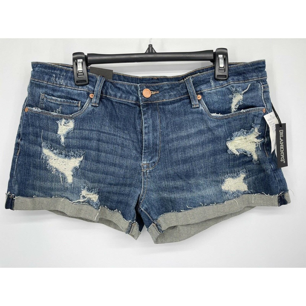 BlankNYC The Fulton Roll Up Ripped Short Shorts Size 31 - Picture 2 of 7